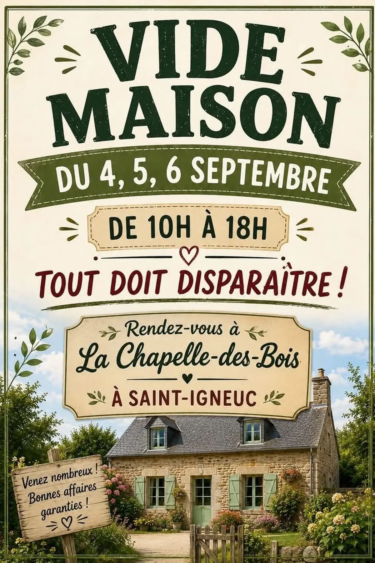 Vide maison