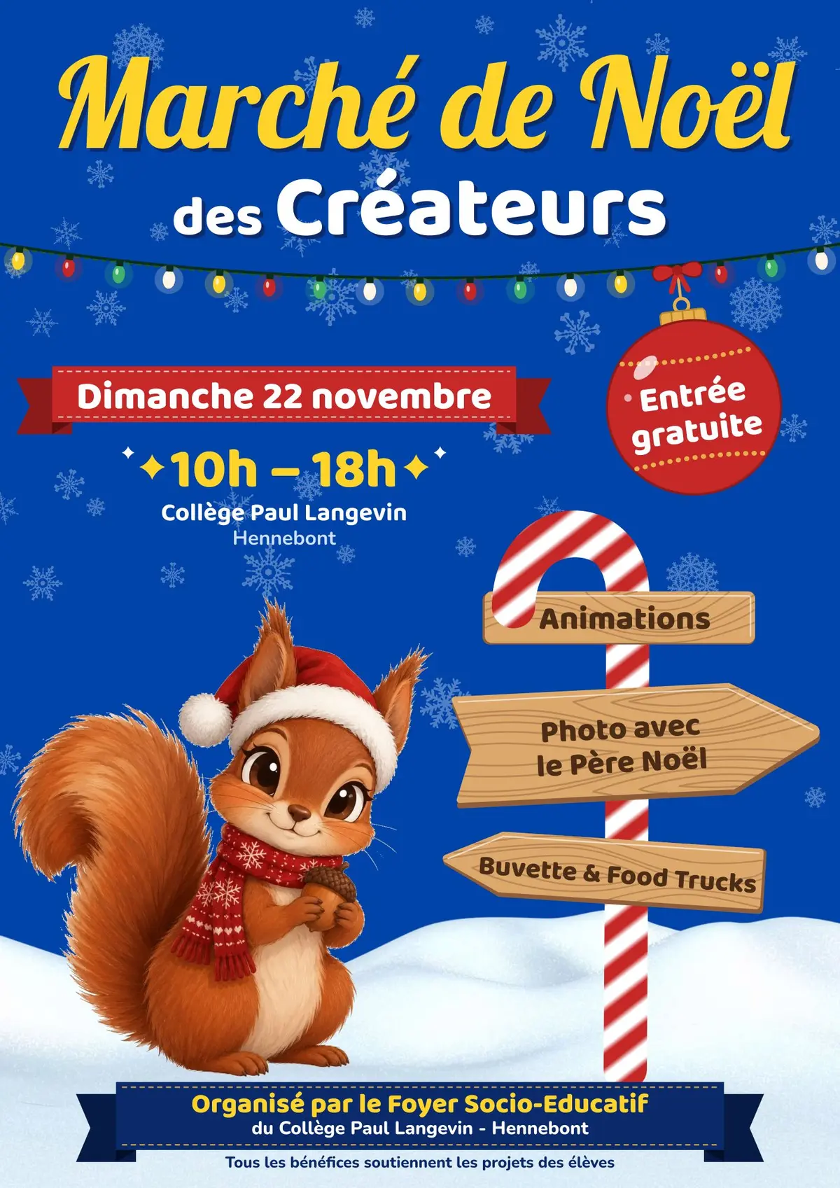 Marché de Noël Paul Langevin - Hennebont