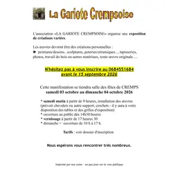 Automnales Crempsoises 