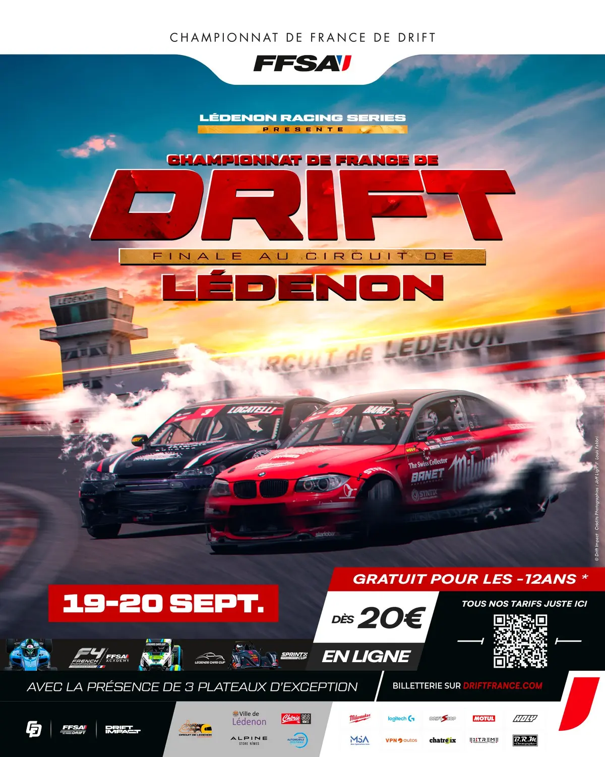 Finale Championnat de France de Drift FFSA - Lédenon 