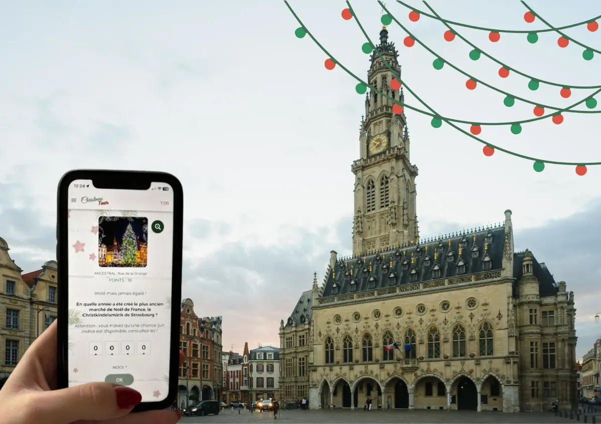 Jeu de piste marché de Noël Christmas Tour Arras