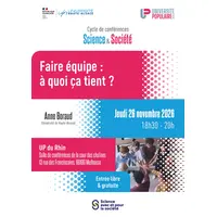 Conférence Science et Société - Faire équipe, à quoi ça tient ? &copy; Sarah Journée