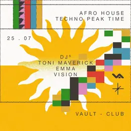 VAULT - Afro House — Techno Peak Time - Floor 2 only
