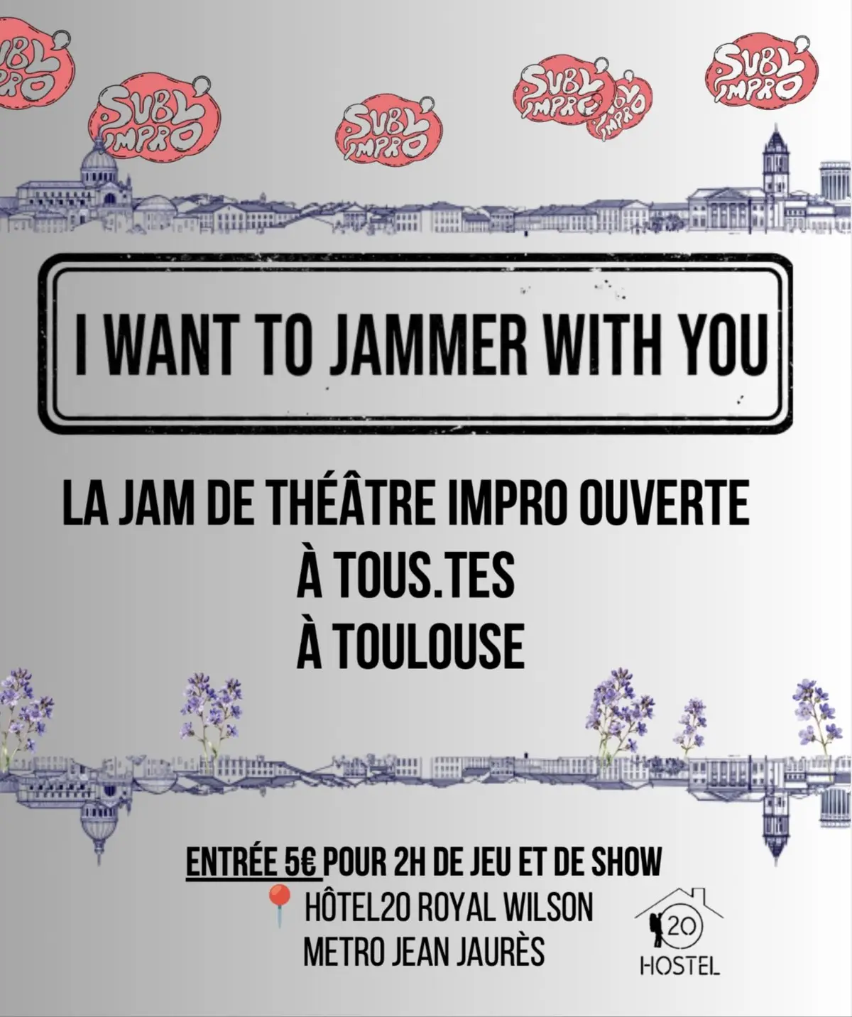 Jam théâtre impro - I want to jammer with you