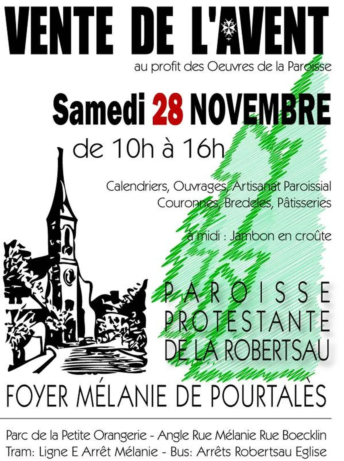 Vente de l'Avent de la Paroisse de la Robertsau
