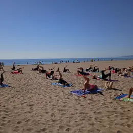 Beach Pilates, Plage Du Roussillon