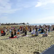 Beach Yoga, Plage Du Roussillon