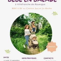 Bébé en balade à Villefranche-de-Rouergue