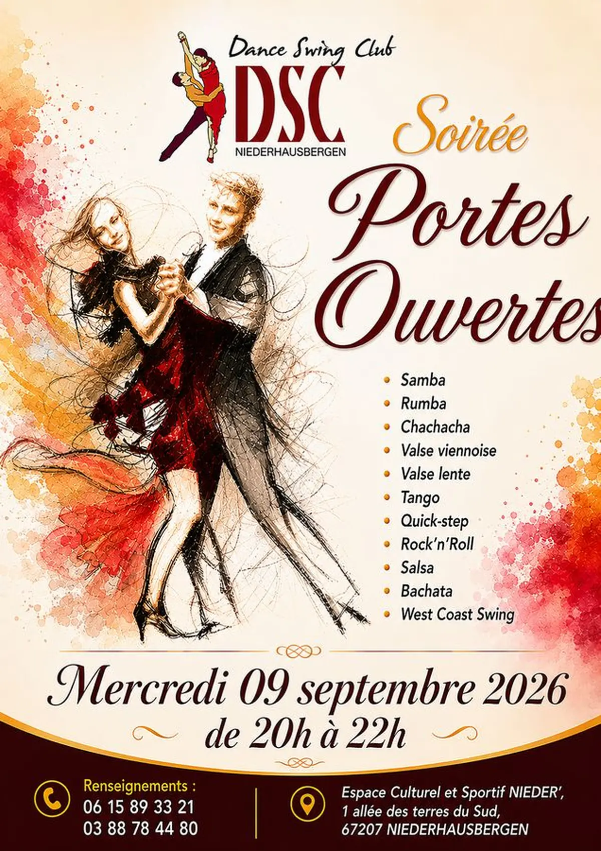 Danses aux DSC :  Soirée Portes Ouvertes  - 