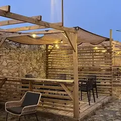 Beer garden de la brasserie Zebra