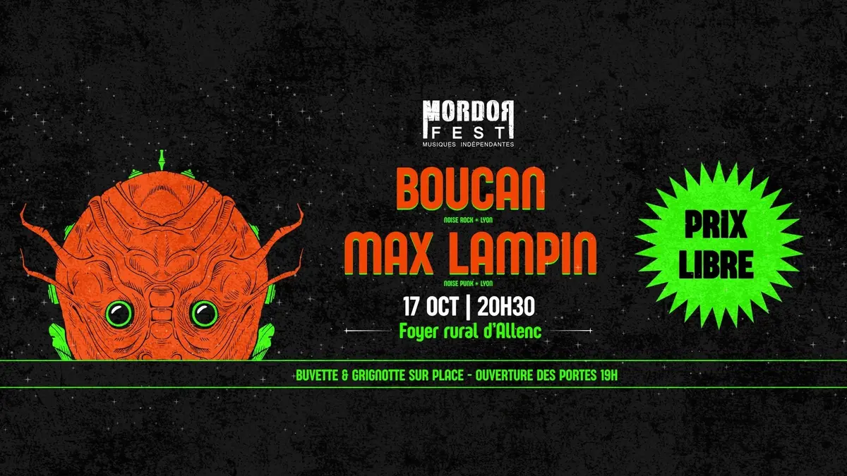 Before #001 du Mordorfest - Boucan et Max Lampin en concert