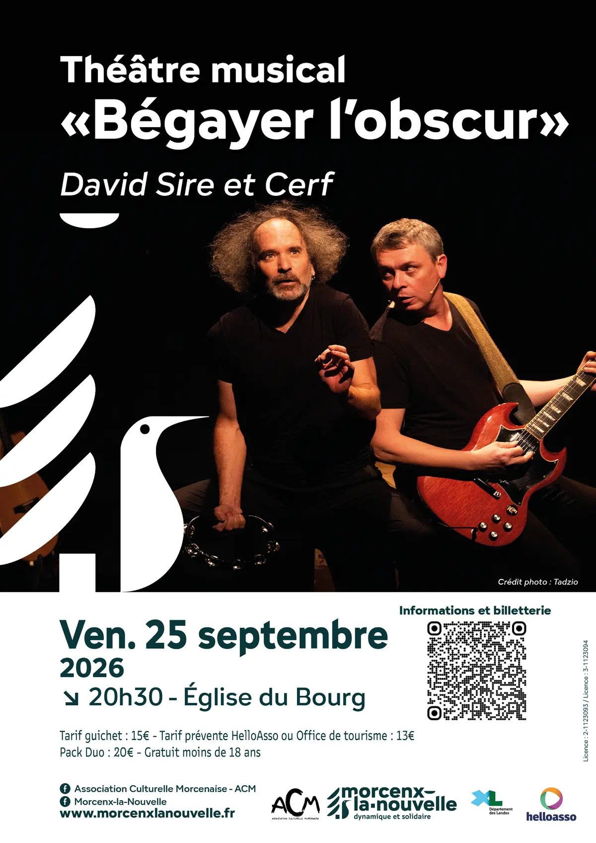 Bégayer l'obscur - Association Culturelle Morcenaise