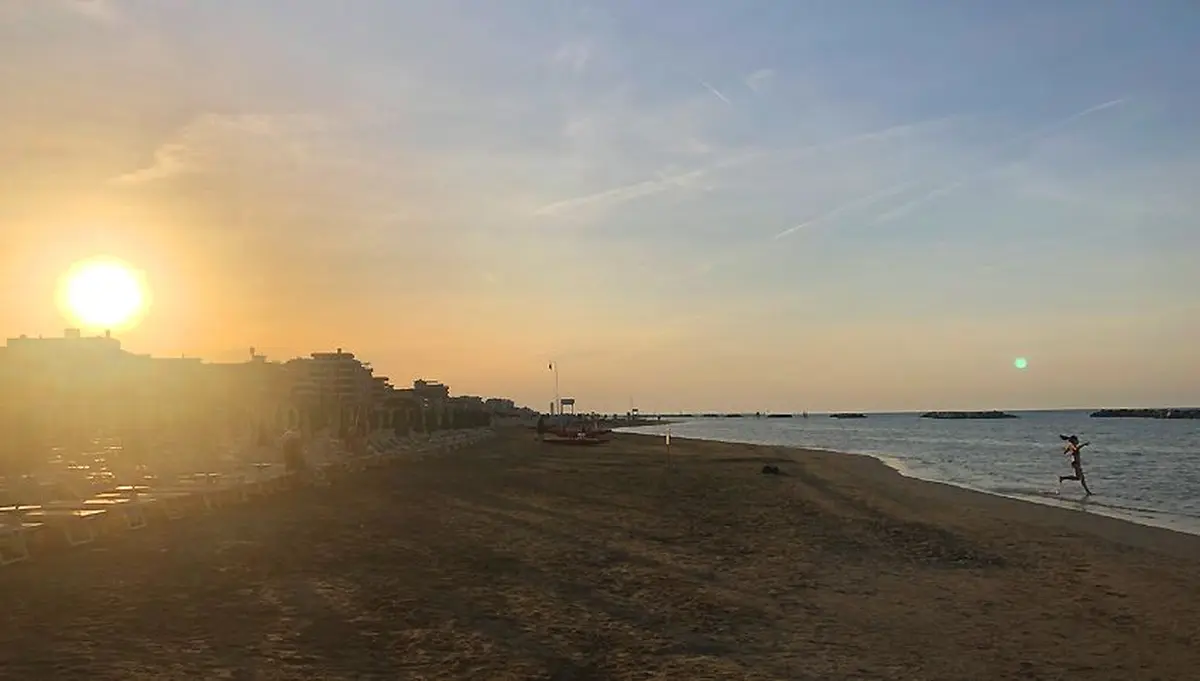 Bellaria Igea Marina, sur la plage