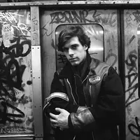 ZEPHYR on the subway, NYC. 1982/84. &copy; Sophie Bramly