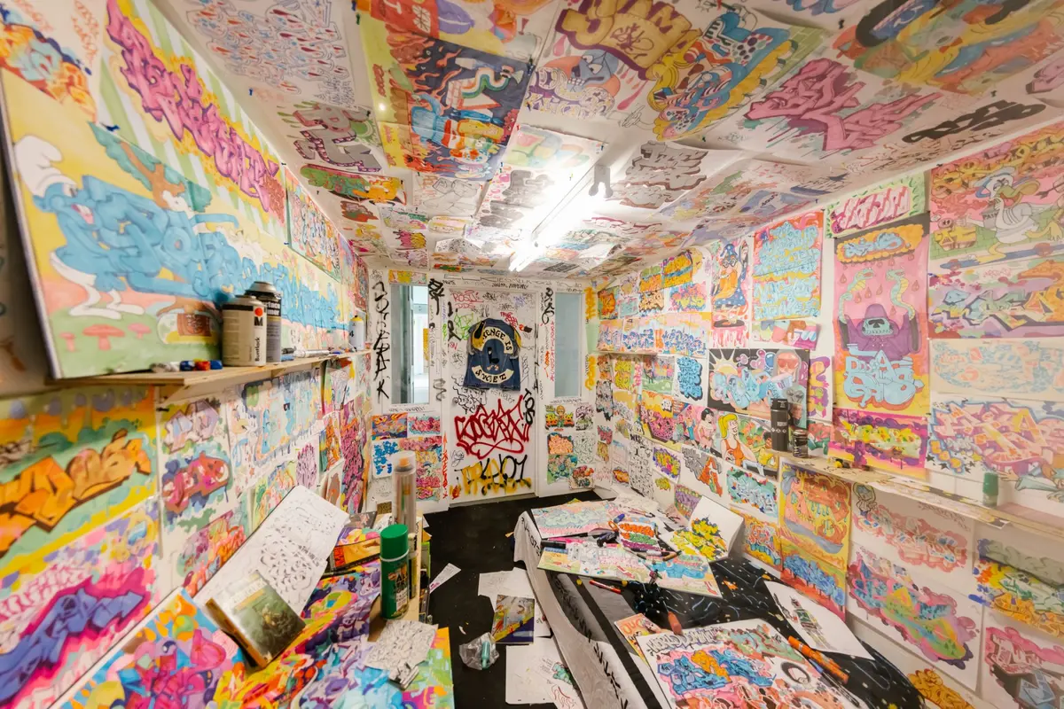 Vandals Bedroom by Todd James. Saatchi Gallery. 2023.