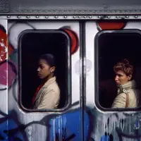 Ladies on The Subway by Martha Cooper. NYC. 1981. &copy; Martha Cooper