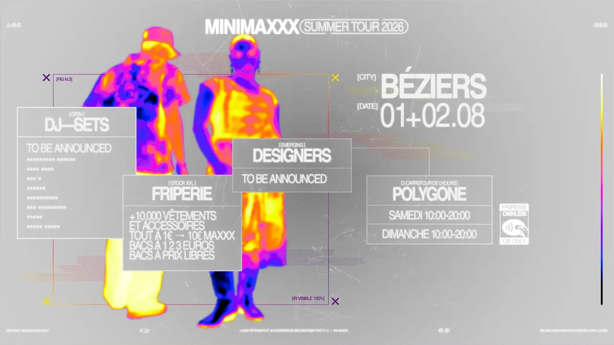 MINIMAXXX Friperie + DJ-sets + Designers