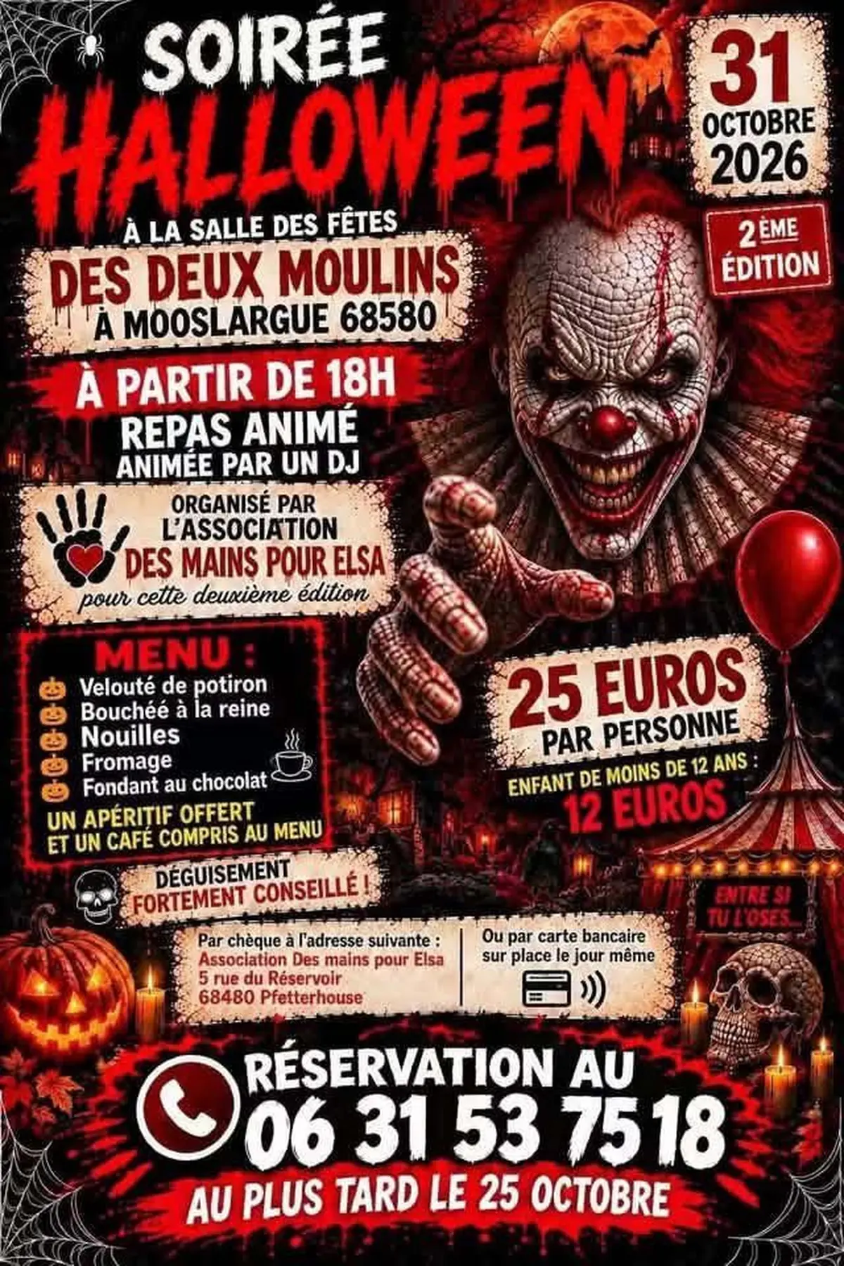 Soirée Halloween associative