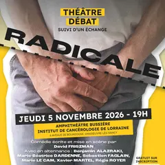 Cancers masculins : soirée théâtre-débat Radicale