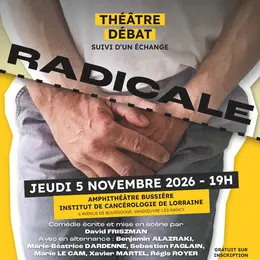 Cancers masculins : soirée théâtre-débat Radicale