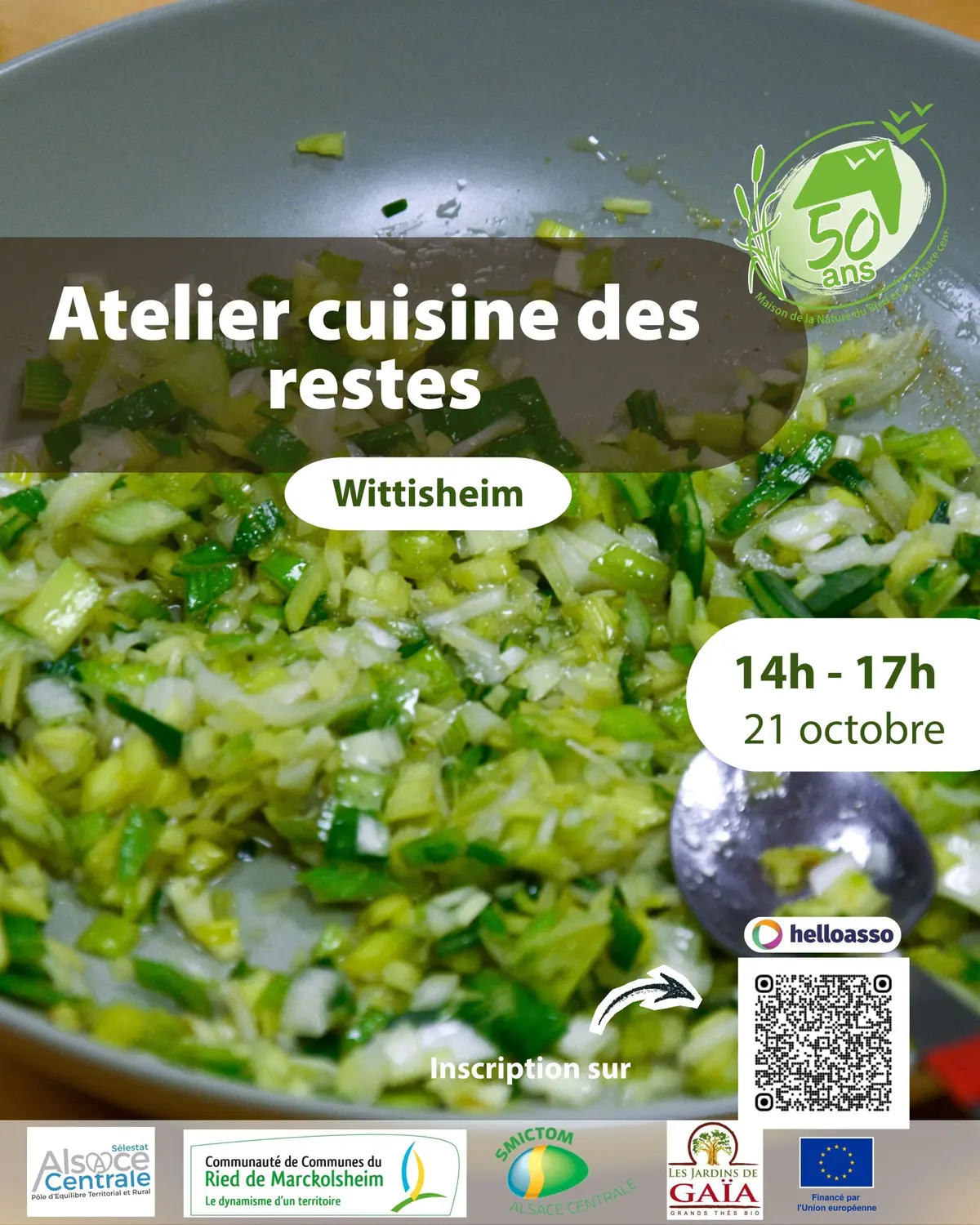 Atelier cuisine des restes