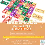 Biblio'Ludo à la bibliothèque de Capdenac-le-Haut