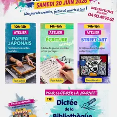 Bibliothèque en fête à St. Etienne du Grès