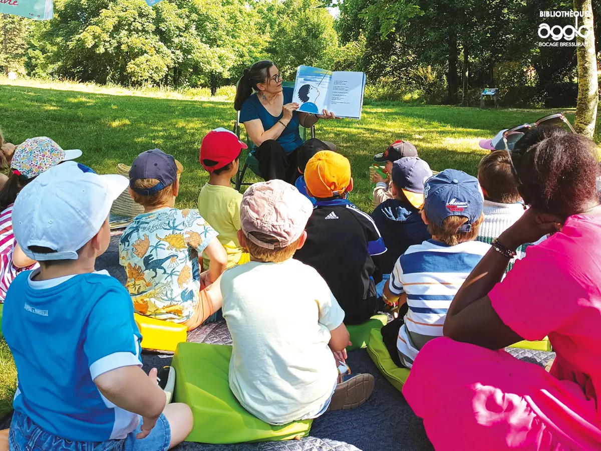 Bibliothèques ambulantes - Lectures au parc