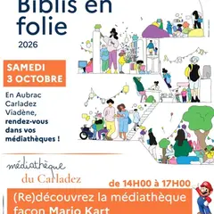 Biblis en folie à la médiathèque du Carladez
