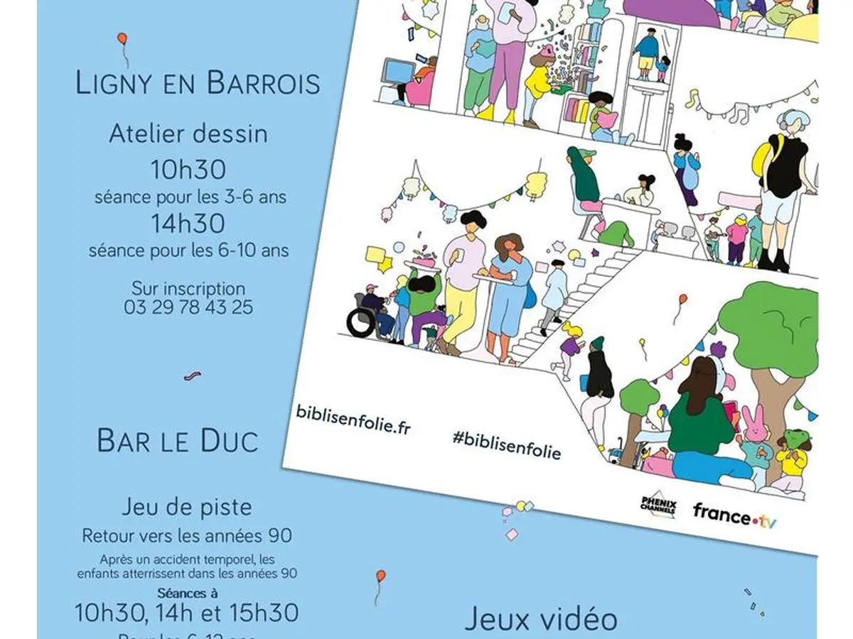 Biblis en folie - Jeu de piste : retour vers les années 90