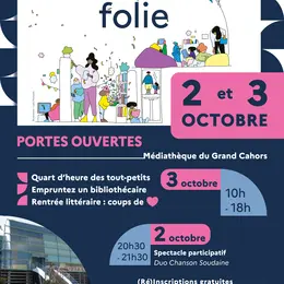 Biblis en folie : les rendez-vous de la Médiathèque du Grand Cahors