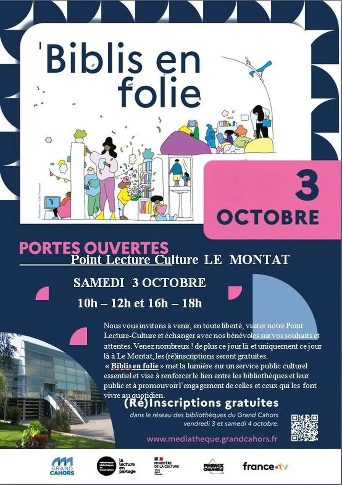 Biblis en folie : portes ouverte  au point lecture de Labastide-du-Vert