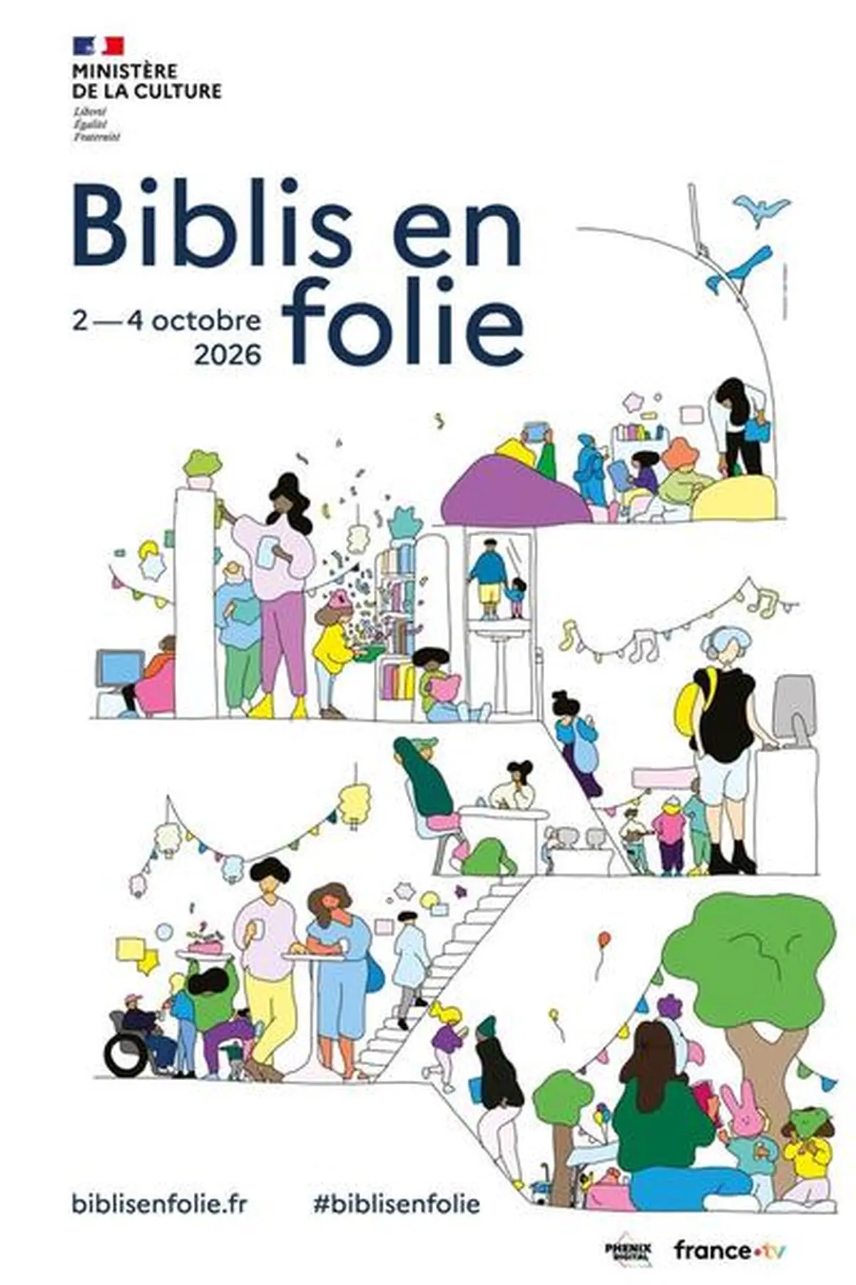 Biblis en folie : troc de livres à la médiathèque de Puy-L'Evêque