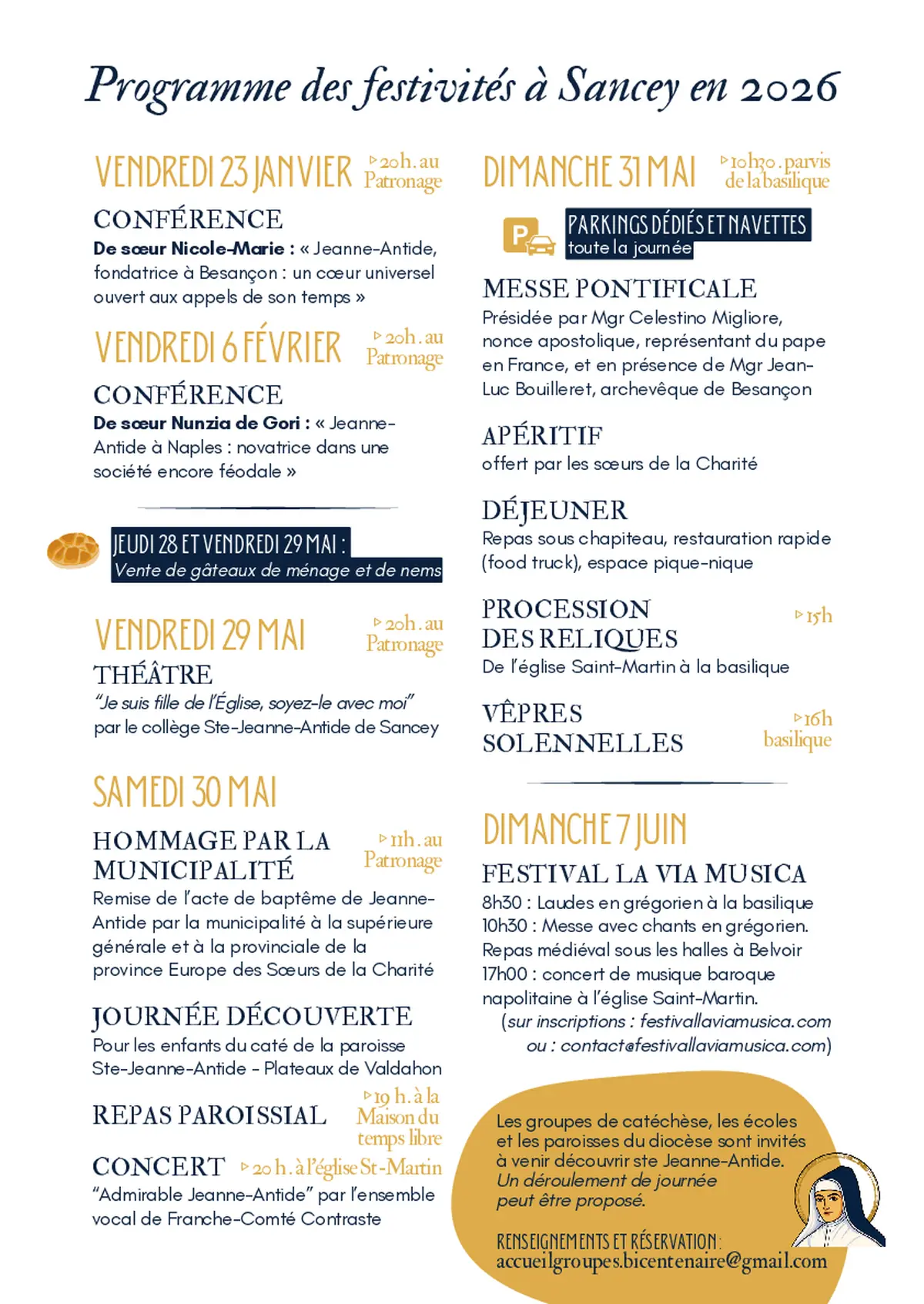 Bicentenaire Sainte Jeanne Antide