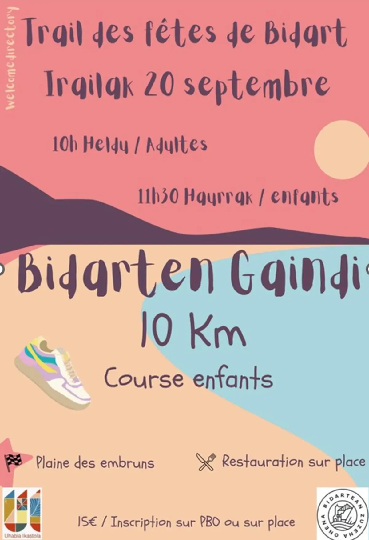 Bidarten Gaindi - Trail des fêtes de Bidart - 10km