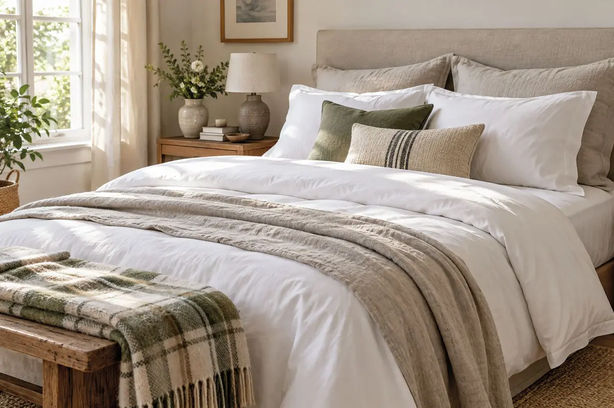 Le tissage joue directement sur le confort des draps