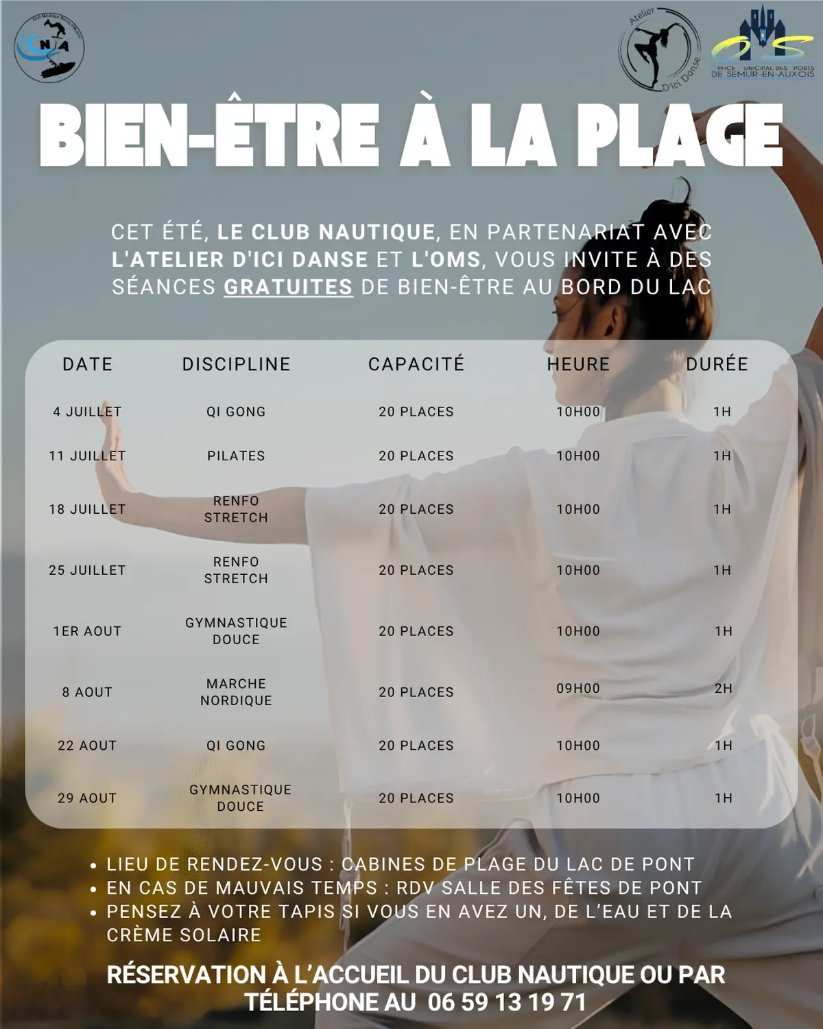 Bien être à la plage