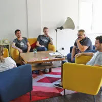 L’équipe de La Loge du Temps en plein brainstorming DR