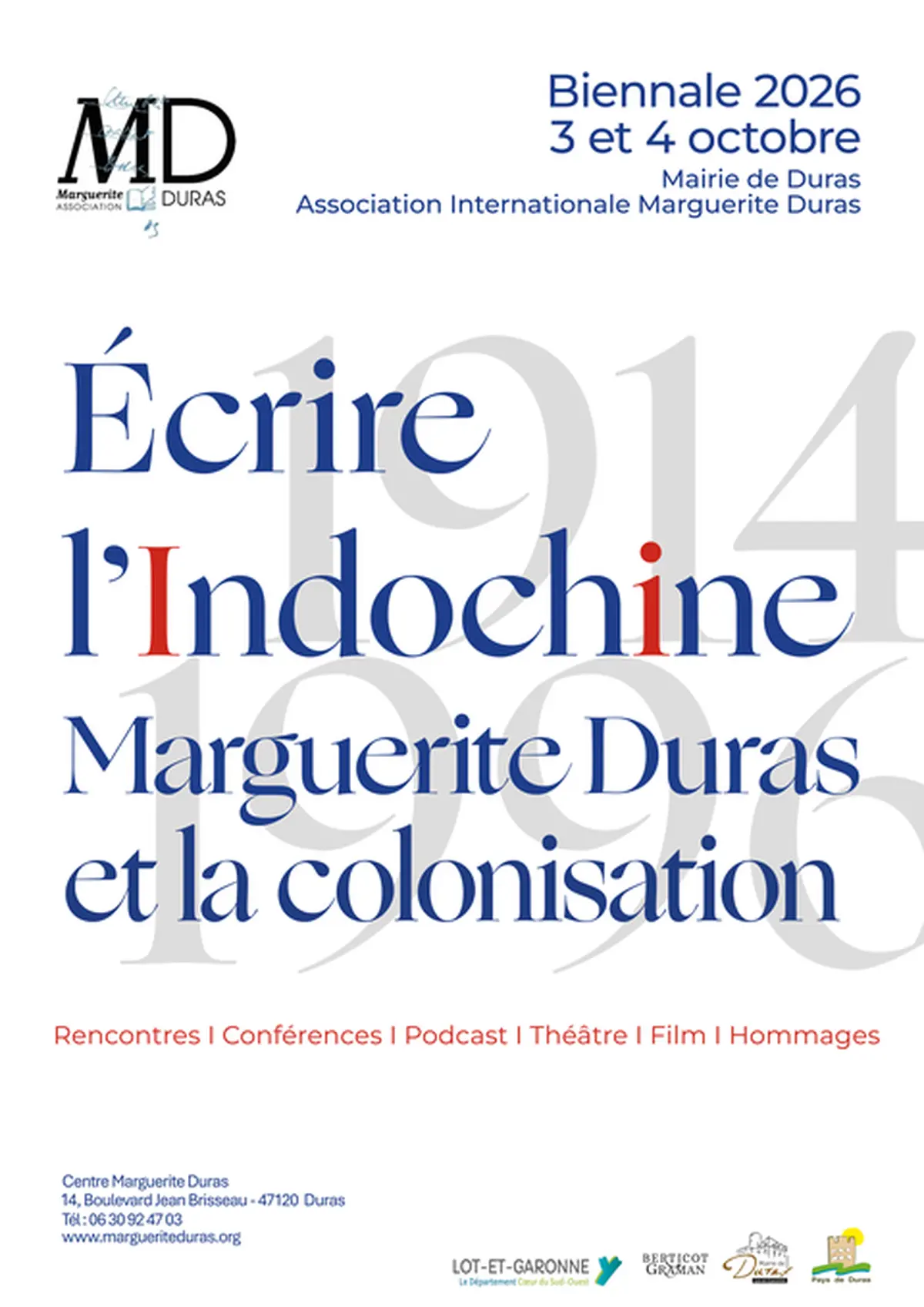 Biennale de l'association internationale Marguerite Duras