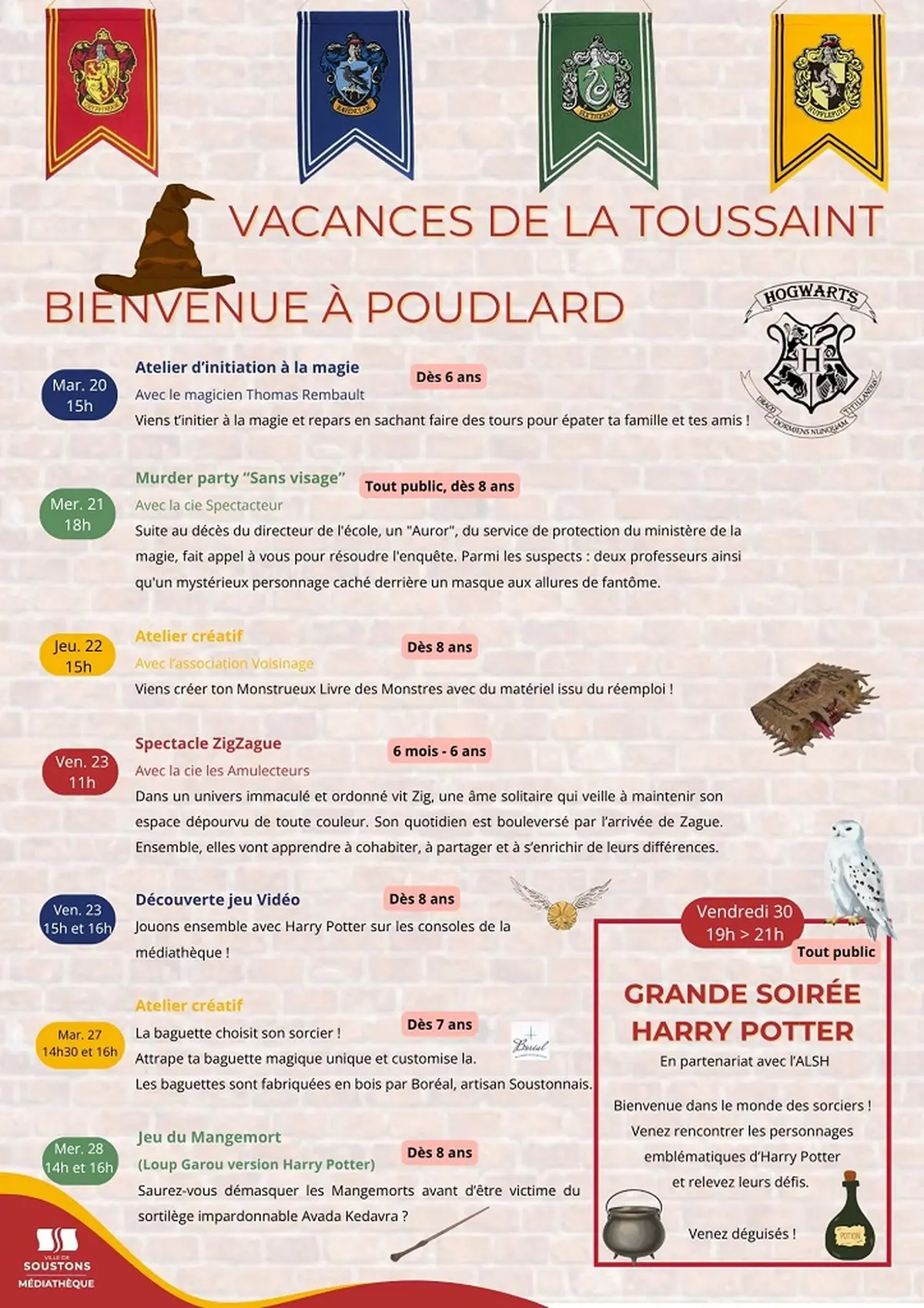 Bienvenue à Poudlard: Murder Party Sans visage