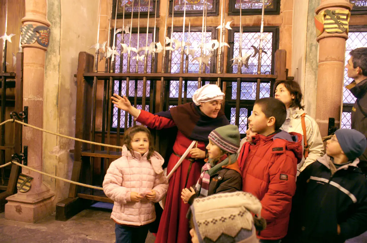 Des visites théâtralisées pour les enfants au Chateau du Haut-Koenigsbourg