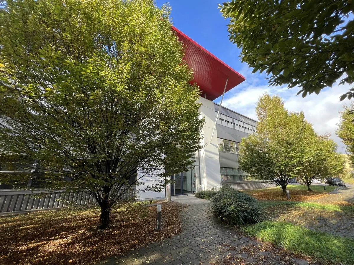 Un environnement verdoyant sur le campus Mewo à Mulhouse