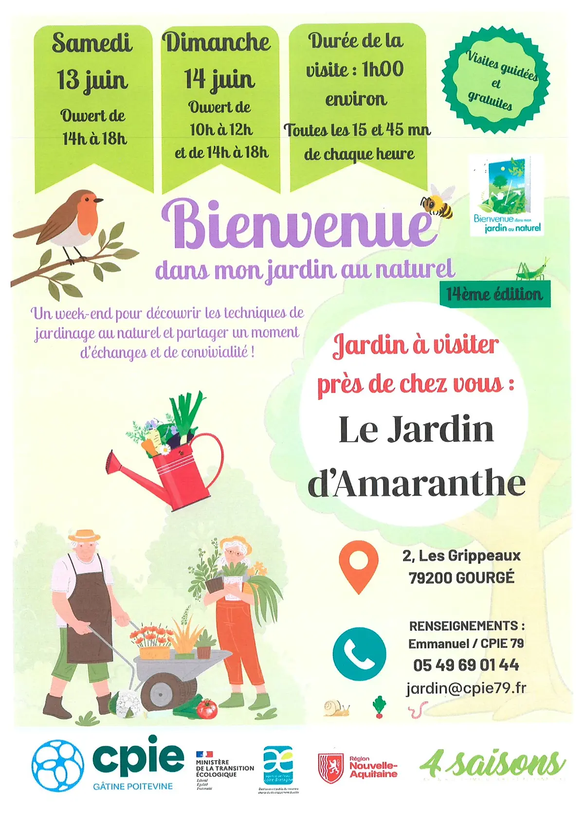 Bienvenue dans mon jardin au naturel -14 ème édition : Le Jardin d'Amaranthe