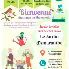 Bienvenue dans mon jardin au naturel -14 ème édition : Le Jardin d'Amaranthe