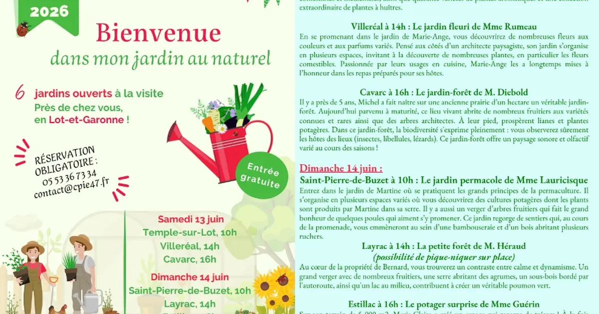 Bienvenue dans mon jardin au naturel