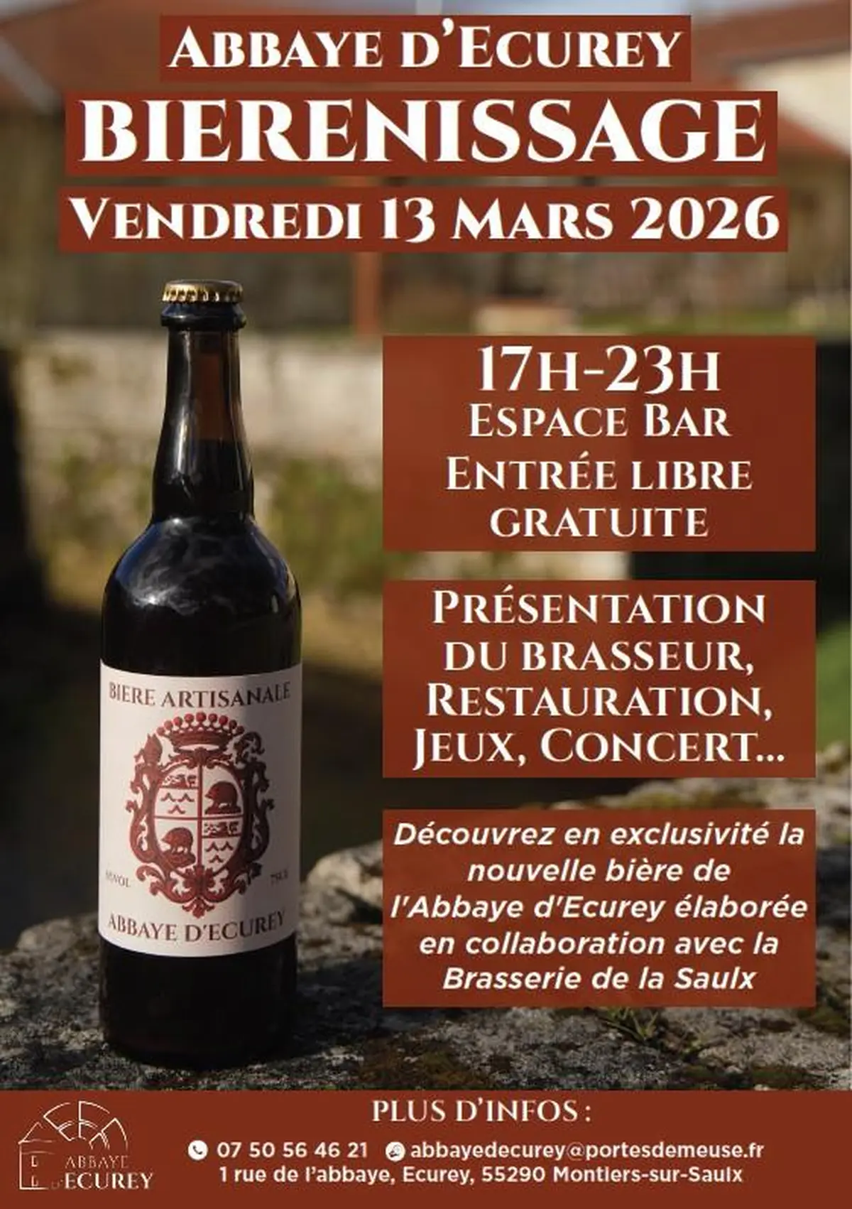 Bierenissage à l'Abbaye d'Ecurey