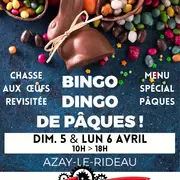 Bingo-Dingo de Pâques : Chasse aux œufs revisitée à la Cité Rétro-mécanique + Menu spécial Pâques