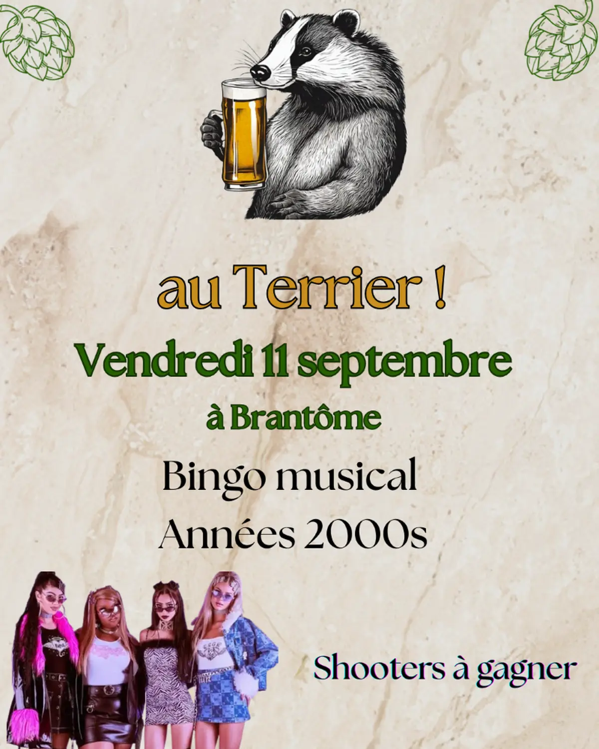 Bingo musical années 2000