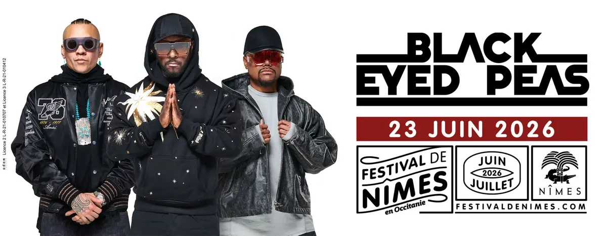 Les Black Eyed Peas annoncés au Festival de Nîmes