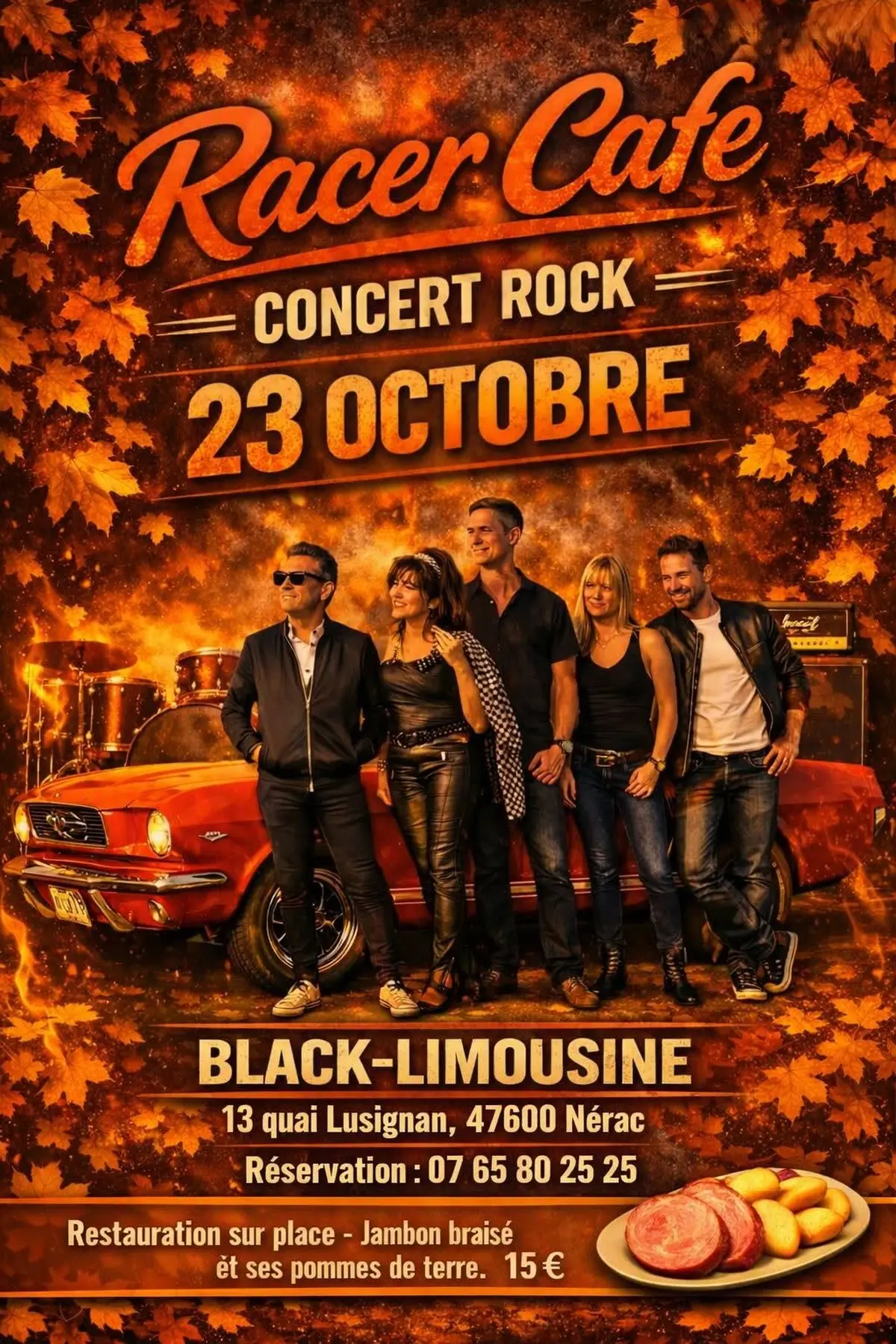 Black Limousine en concert au Racer Café